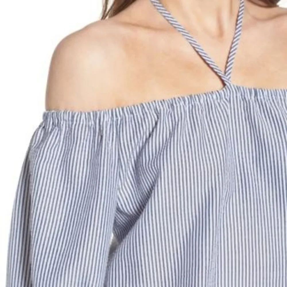 Wayf Off Shoulder Halter Top Size Small - Picture 2 of 8